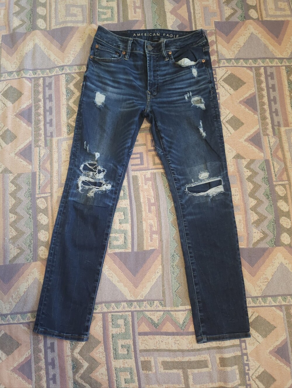 Mens American Eagle Jeans 30x30 Move Free Slim Straight Stretch Airflex+ Pants